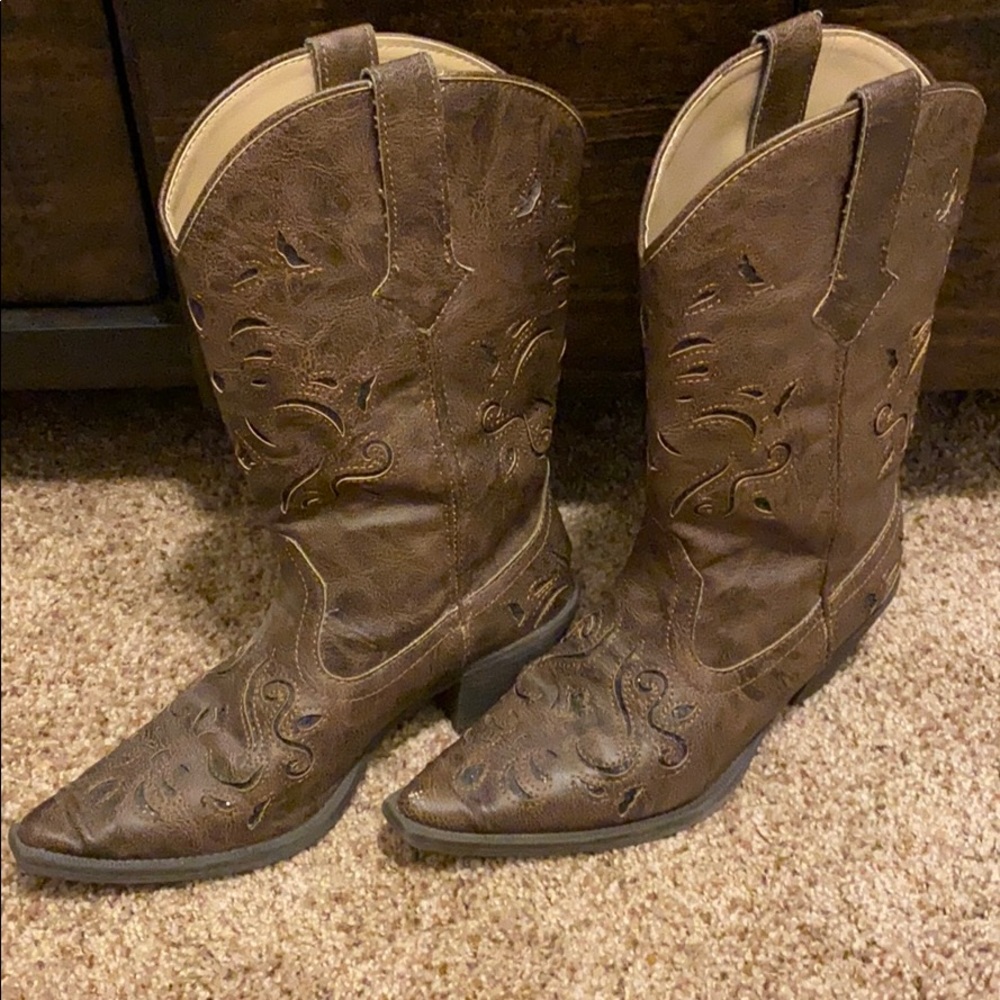 Roper boots.